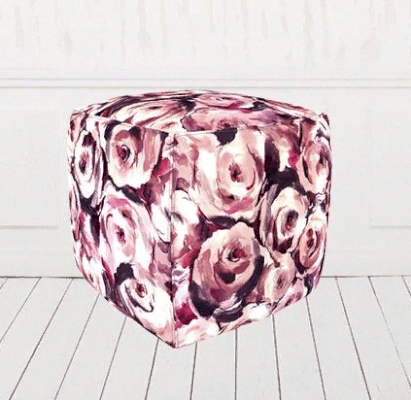 Пуфик-кубик Роузи 02 (Пуф 52)